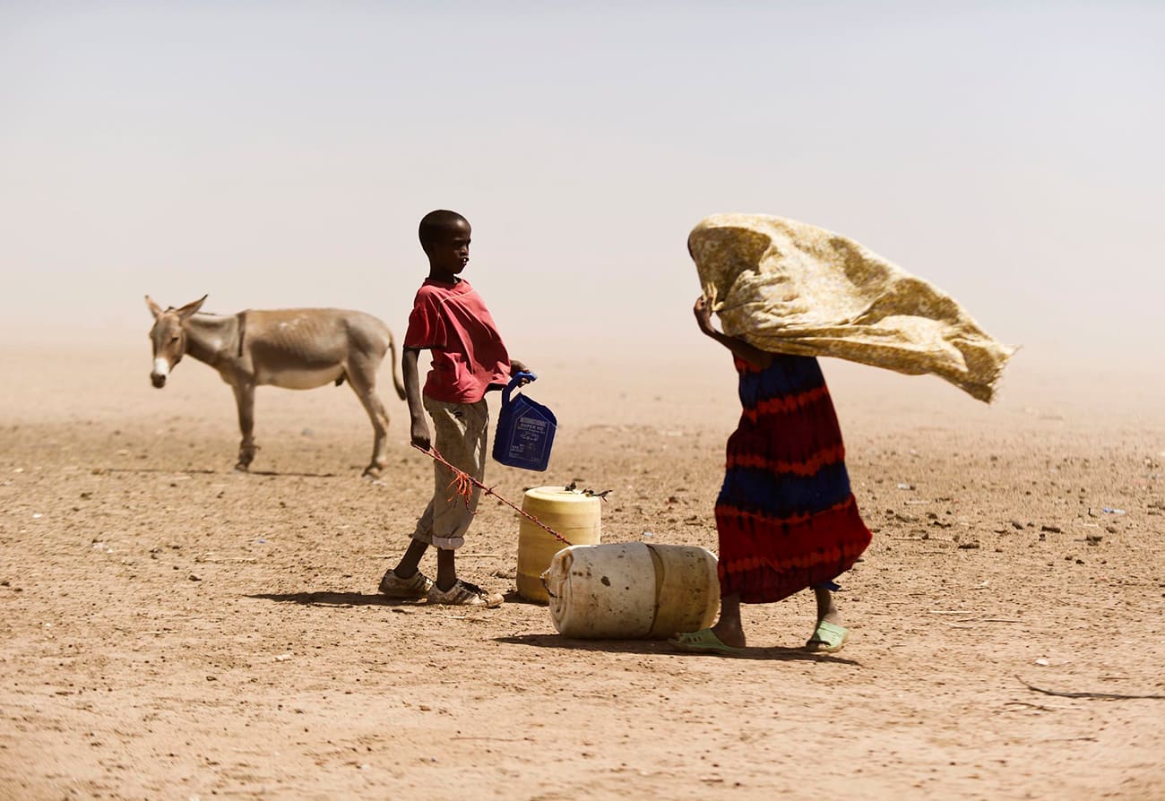 Climate change can disrupt food availability